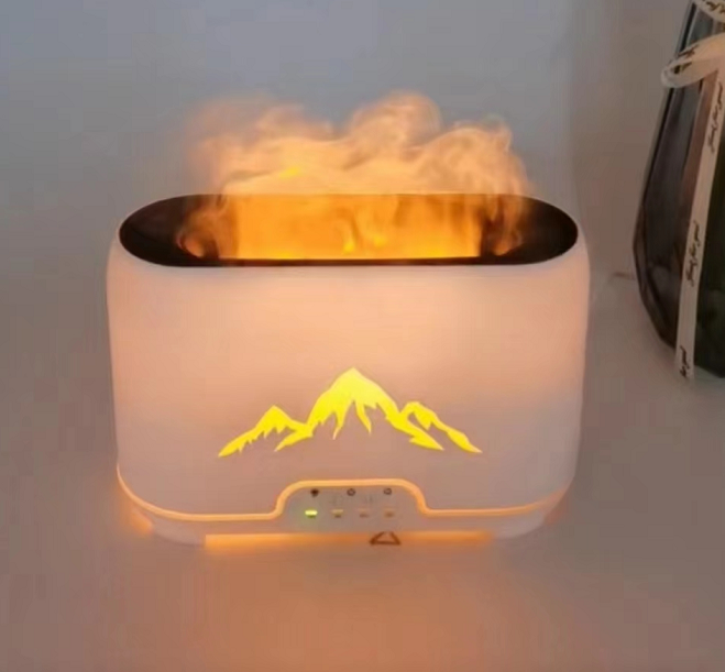 Himalayas USB-C aroma diffuser with colour-changing LED, offering quiet ultrasonic misting for a peaceful ambiance.