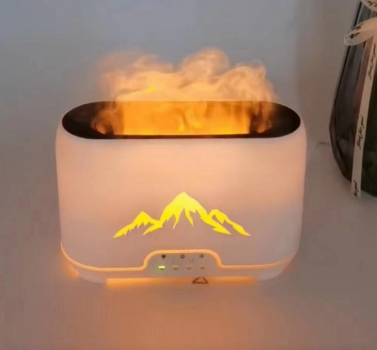 Himalayas USB-C aroma diffuser with colour-changing LED, offering quiet ultrasonic misting for a peaceful ambiance.