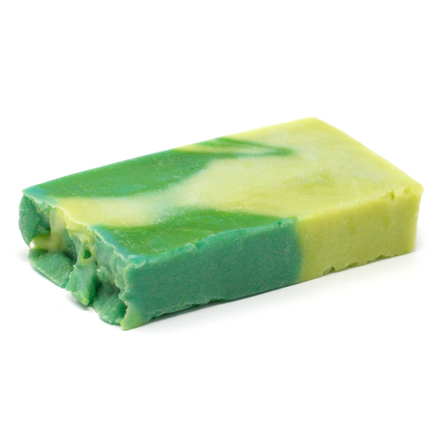 Spanish Artisan Soap Aloe Vera – handmade vegan soap with healing aloe vera, green and yellow cold process bar, 100g