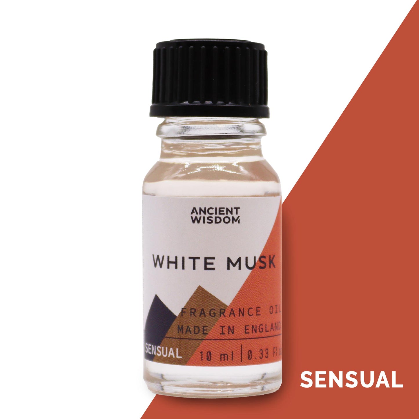 Fragrance Oil – White Musk (10ml) by Ancient Wisdom – soft floral musk scent