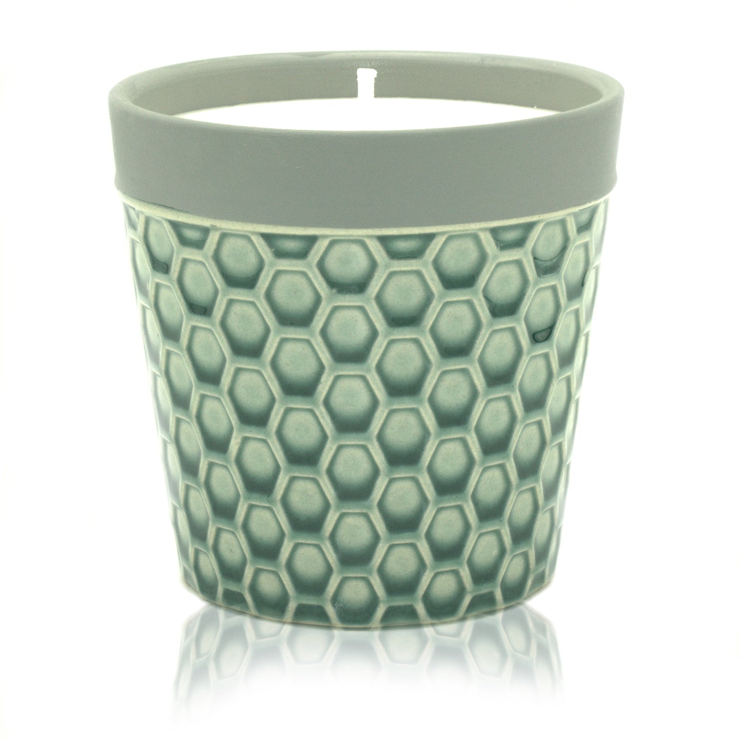 Fruit Basket soy wax candle in ceramic plant pot with fruity British fragrance