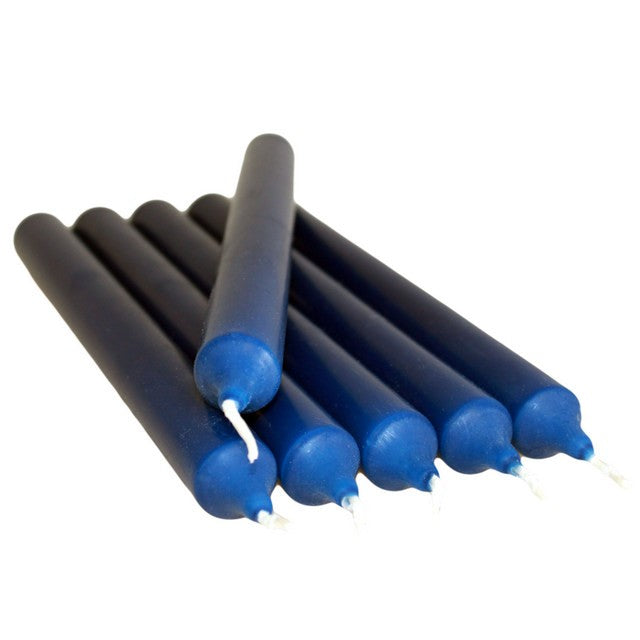 Navy blue German dinner candles – pack of 5