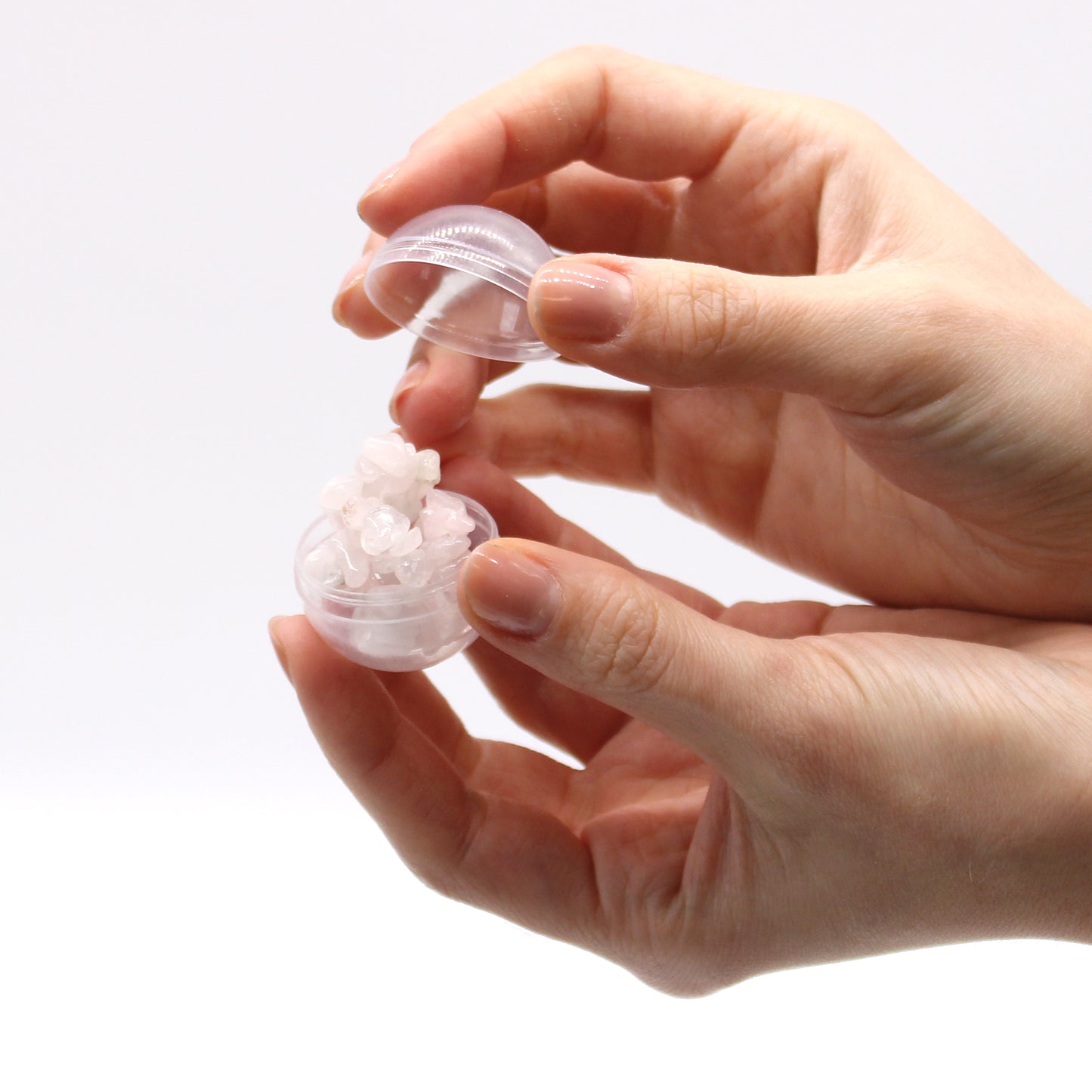 Rose Quartz gemstone bracelet bath bomb with refreshing bergamot scent, handcrafted for self-love and emotional wellness.