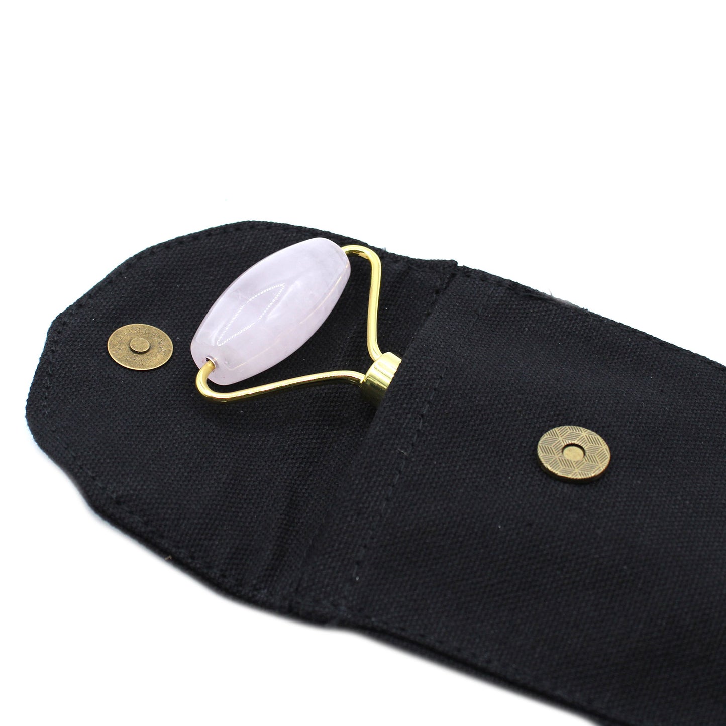 Rose Quartz crystal face roller with smooth finish for skincare, love, and self-care rituals.