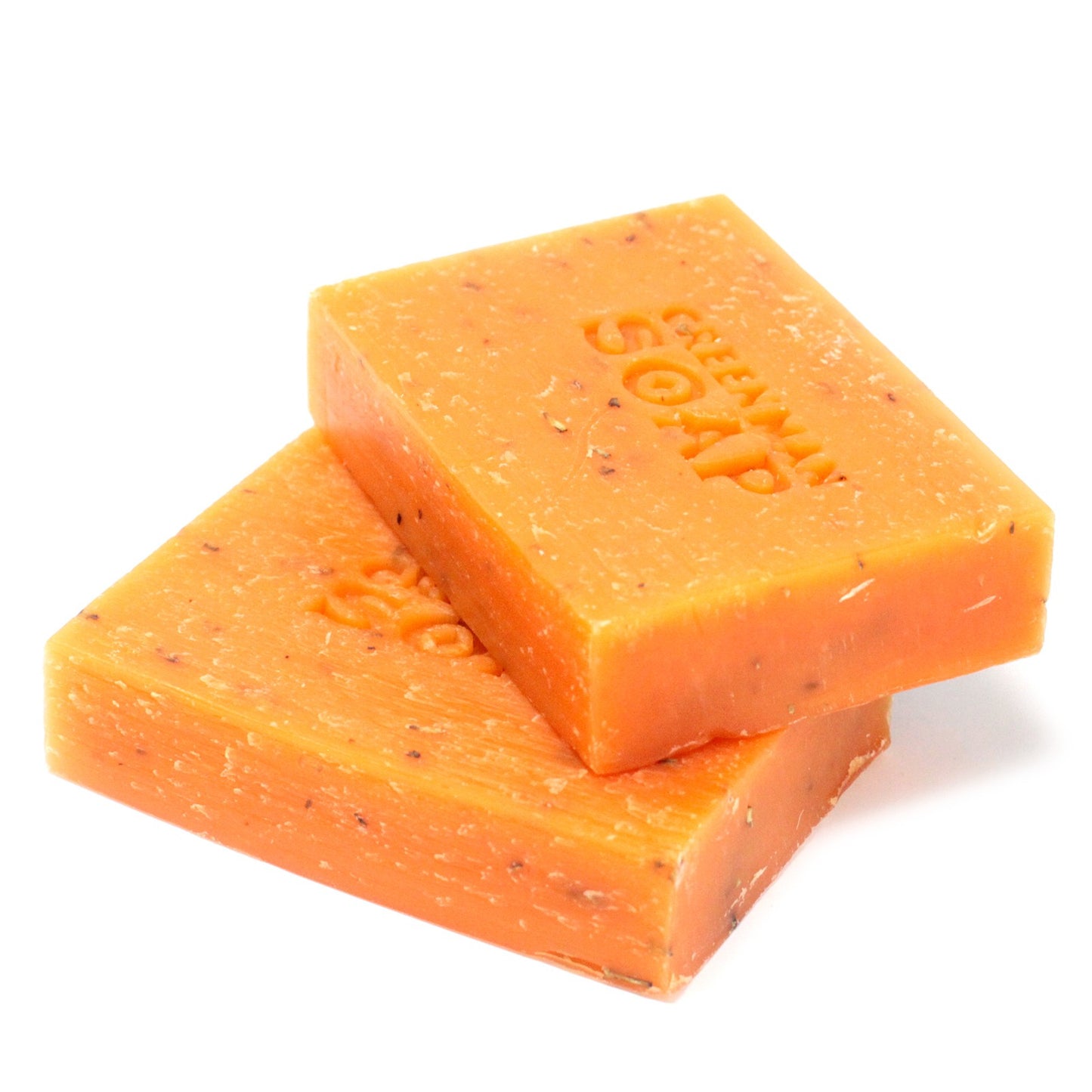Greenman Soap Bar – Argan & Rosemary with dried rosemary leaves and herbal scent