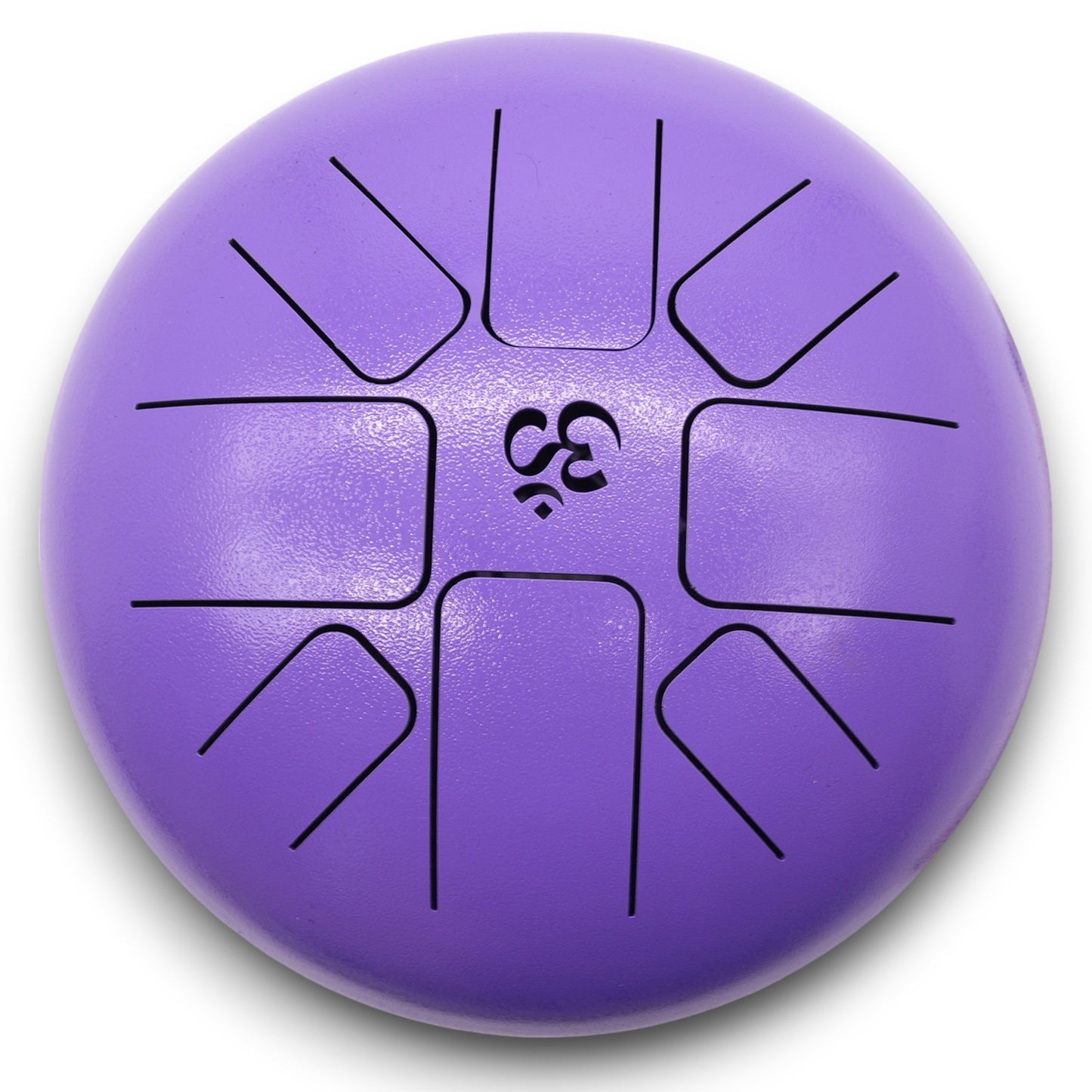 Steel Tongue Drum – Medium Om Violet with mallets (22x16cm)