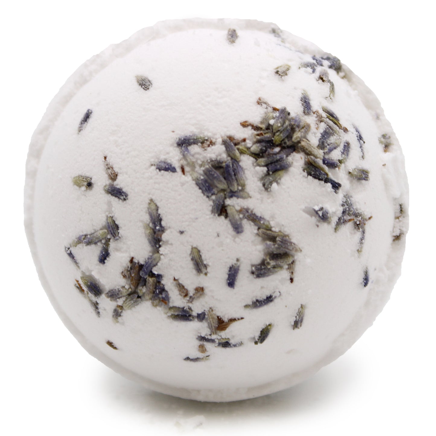 Himalayan Salt bath bomb with lavender and jojoba oil, handcrafted for relaxation and skin nourishment.