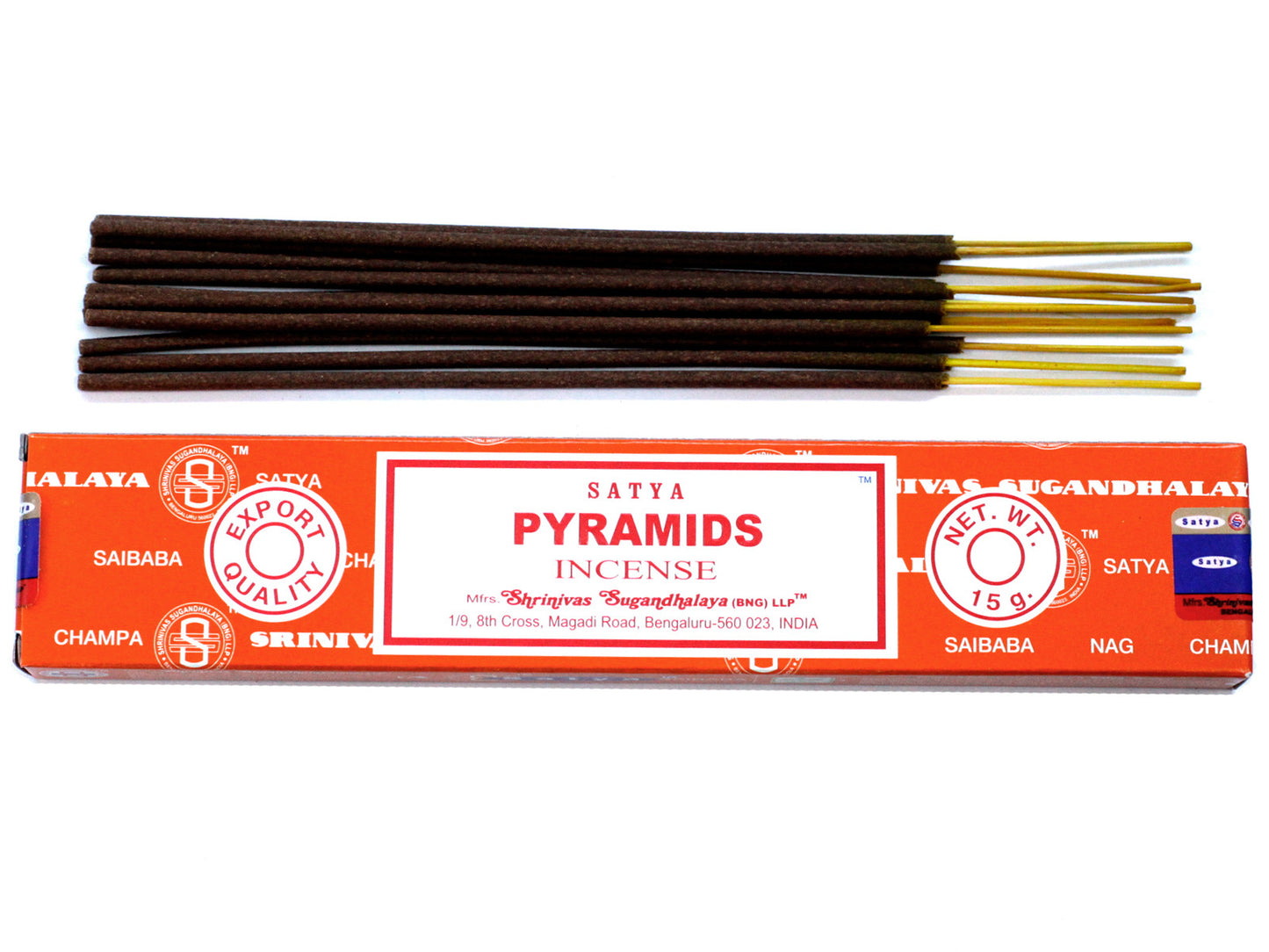 Satya Pyramid incense 15g – grounding masala sticks hand-rolled in India for meditation and spiritual focus