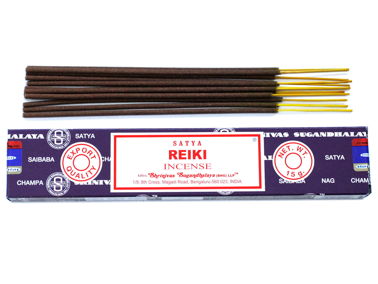 Satya Reiki incense 15g – healing masala sticks hand-rolled in India for spiritual and energetic balance