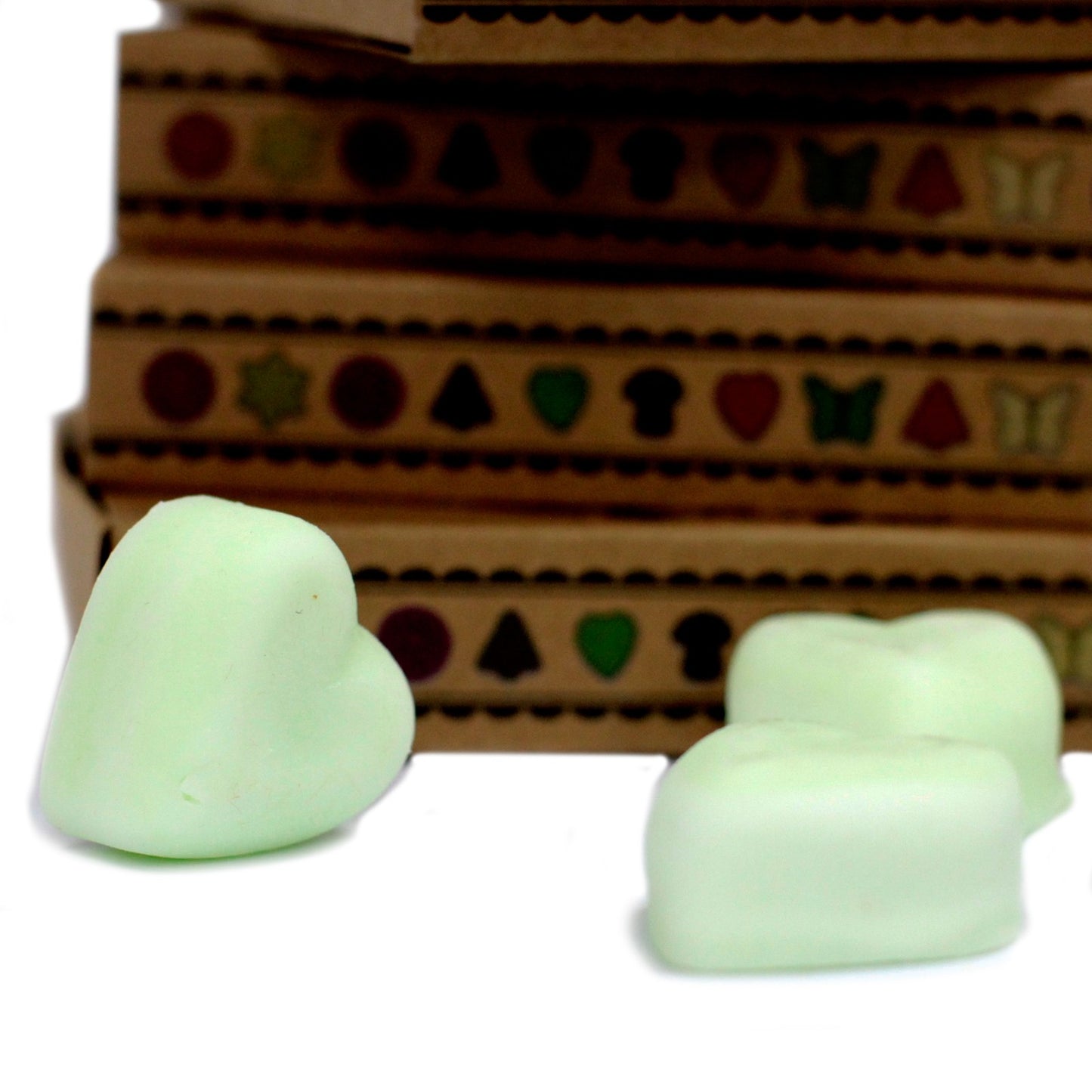 Box of 6 apple spice soy wax melts – large luxury autumn-inspired fragrance
