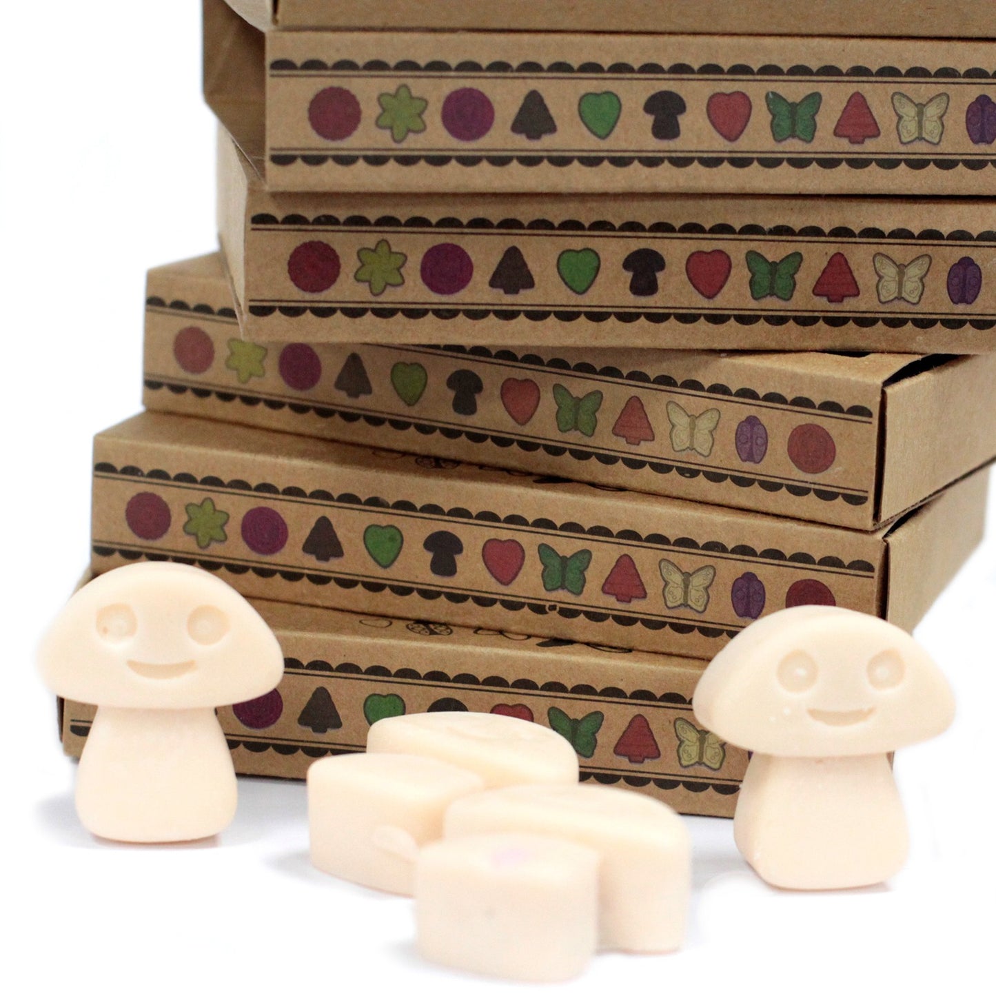 Box of 6 Vanilla Nutmeg soy wax melts – large luxury warm and spicy fragrance