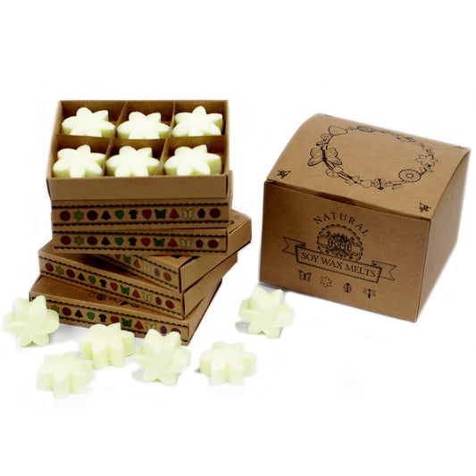Box of 6 Lemon Harvest soy wax melts – large luxury citrus fresh fragrance
