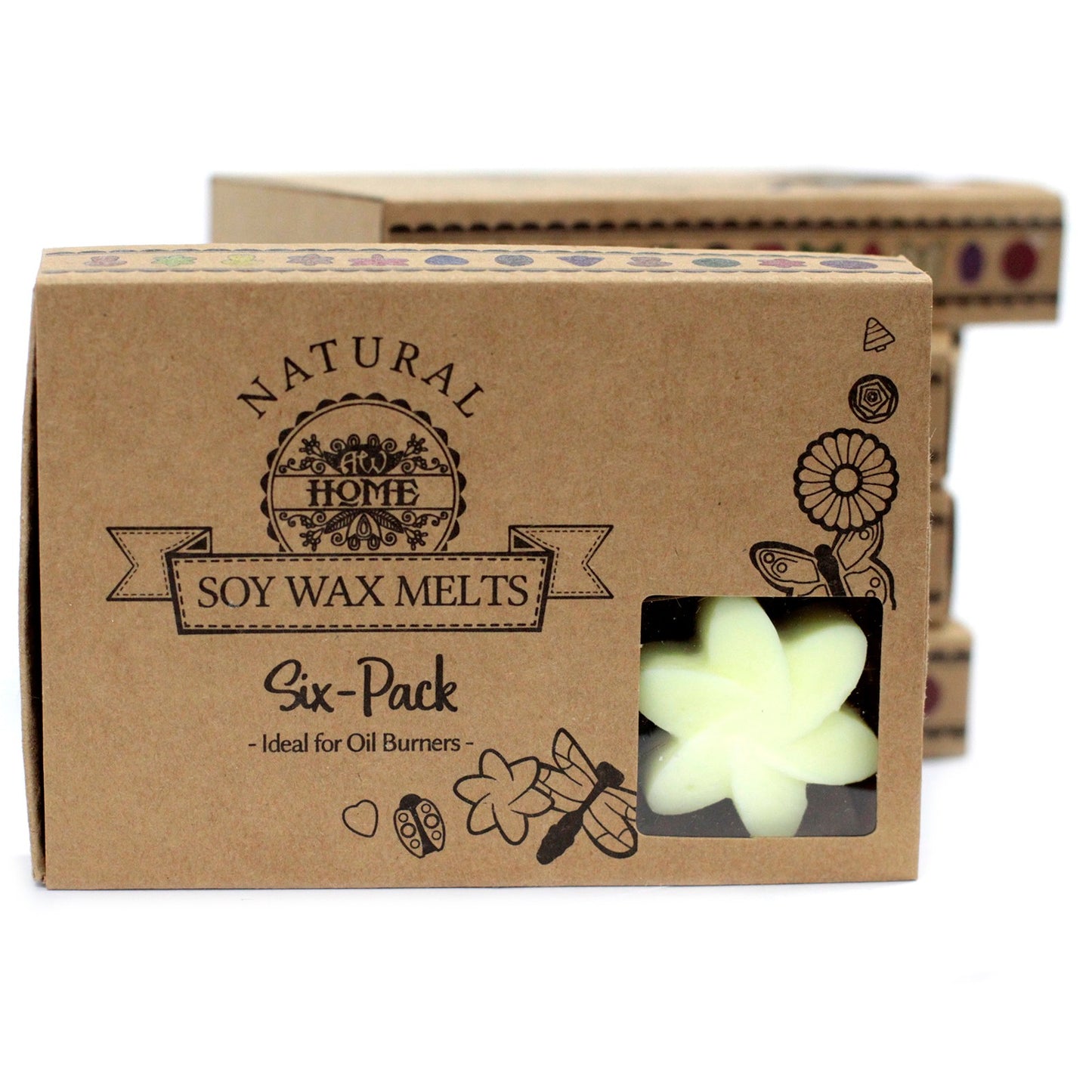 Box of 6 Lemon Harvest soy wax melts – large luxury citrus fresh fragrance
