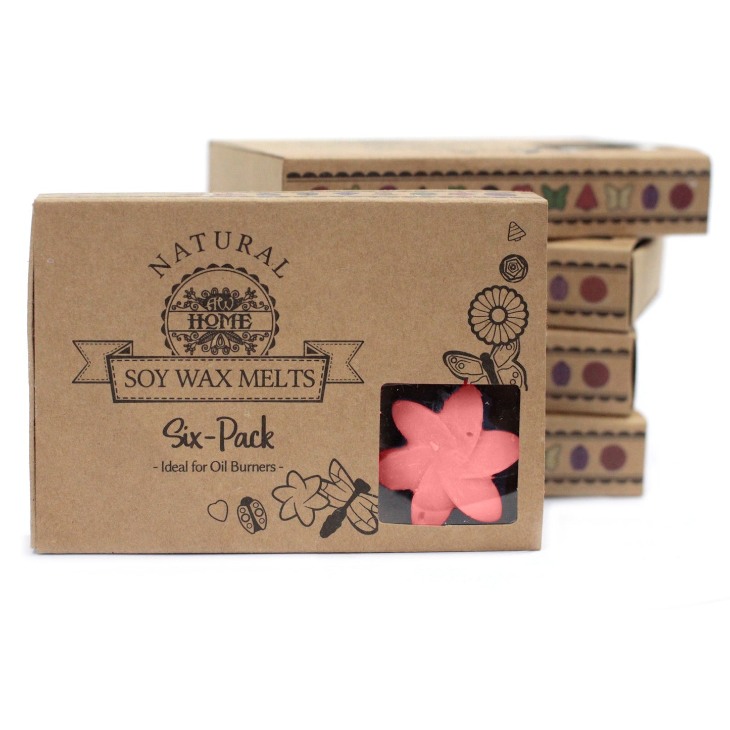 Box of 6 Japanese Magnolia soy wax melts – large luxury floral fragrance