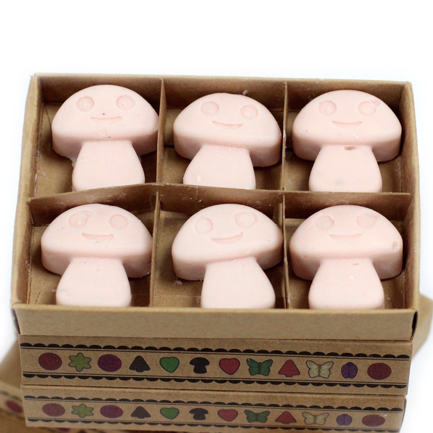 Box of 6 Dark Sandalwood soy wax melts – large luxury woody fragrance