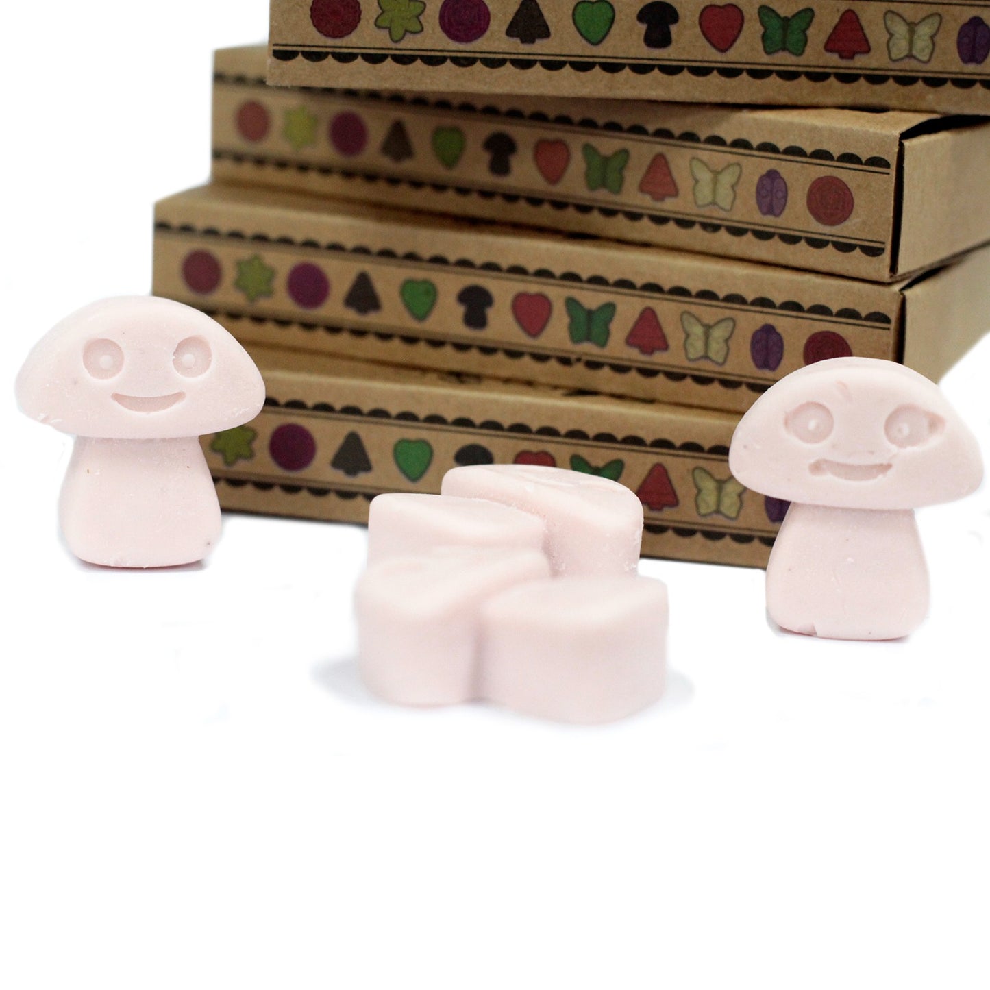 Box of 6 Dark Sandalwood soy wax melts – large luxury woody fragrance