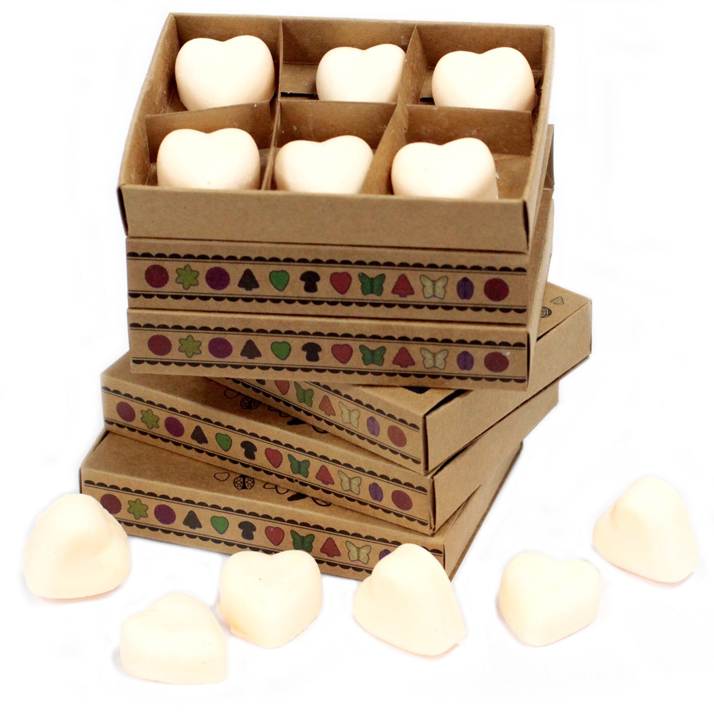 Box of 6 Cinnamon & Orange soy wax melts – large luxury spicy citrus scent