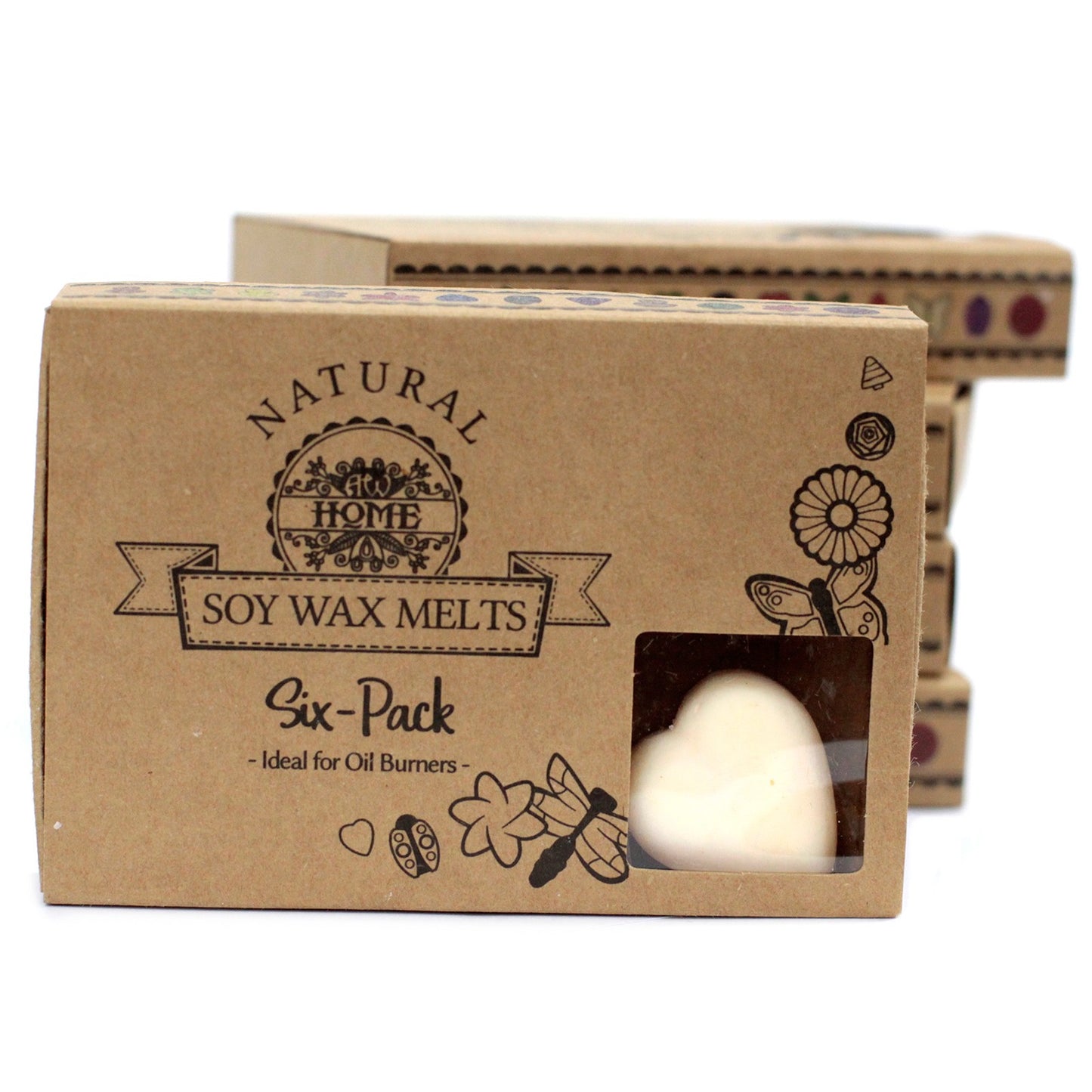Box of 6 Cinnamon & Orange soy wax melts – large luxury spicy citrus scent