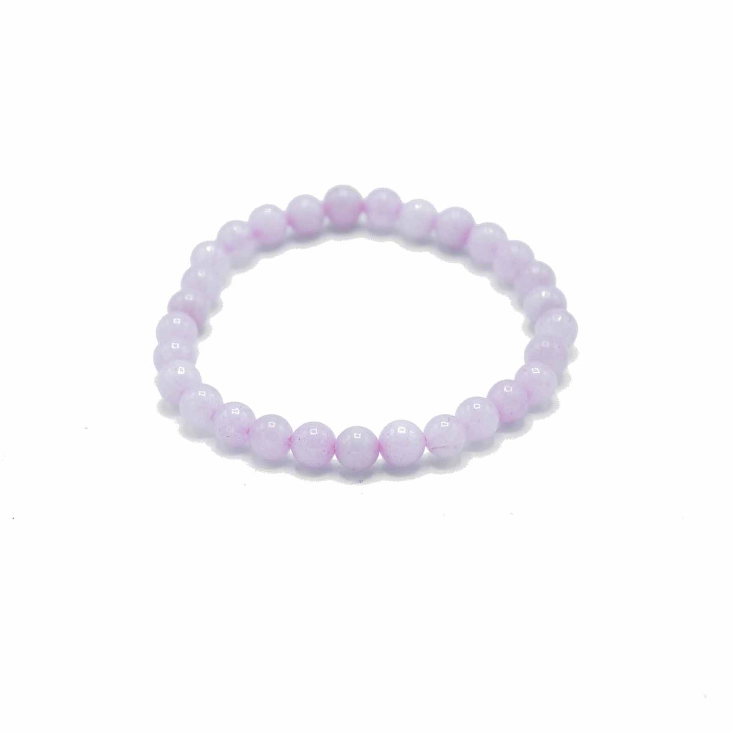 Rose Quartz gemstone manifestation bracelet with soft pink beads, symbolising love, emotional healing, and compassion.