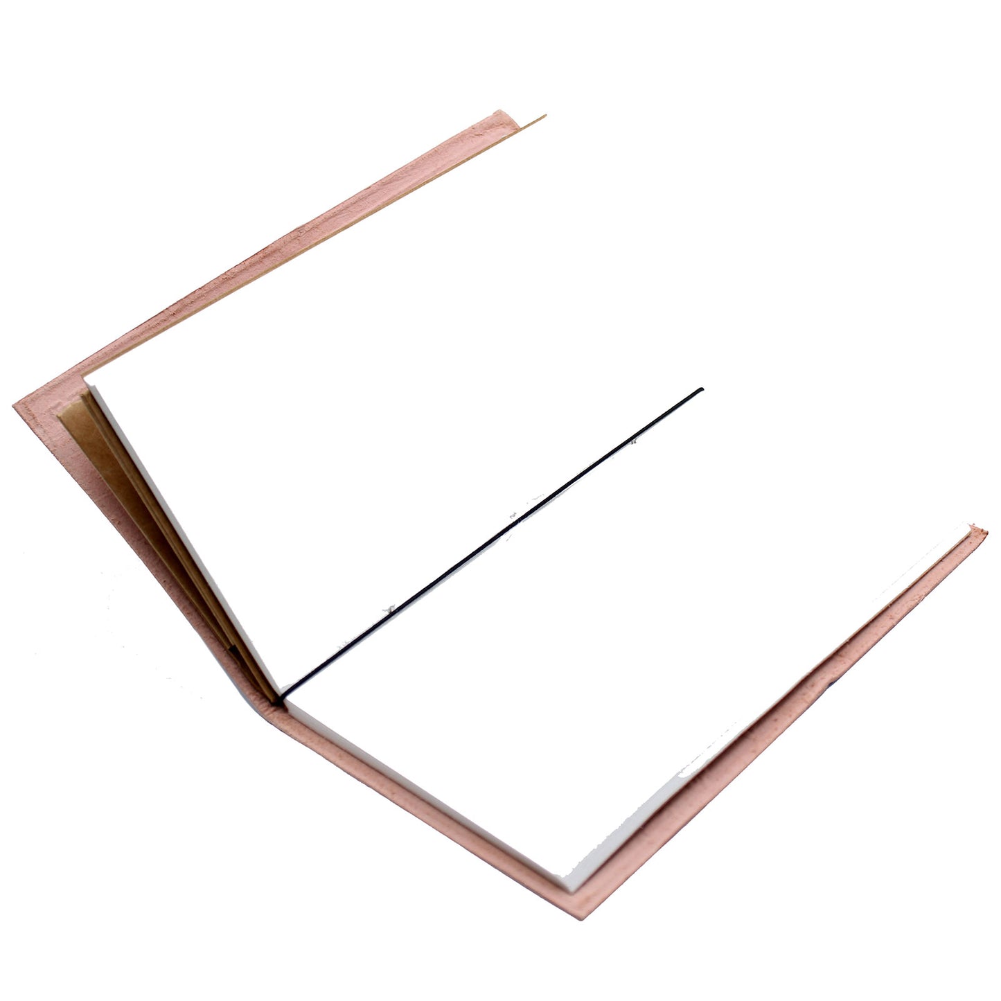 My Bucket List Book leather journal with wrap band and embossed design