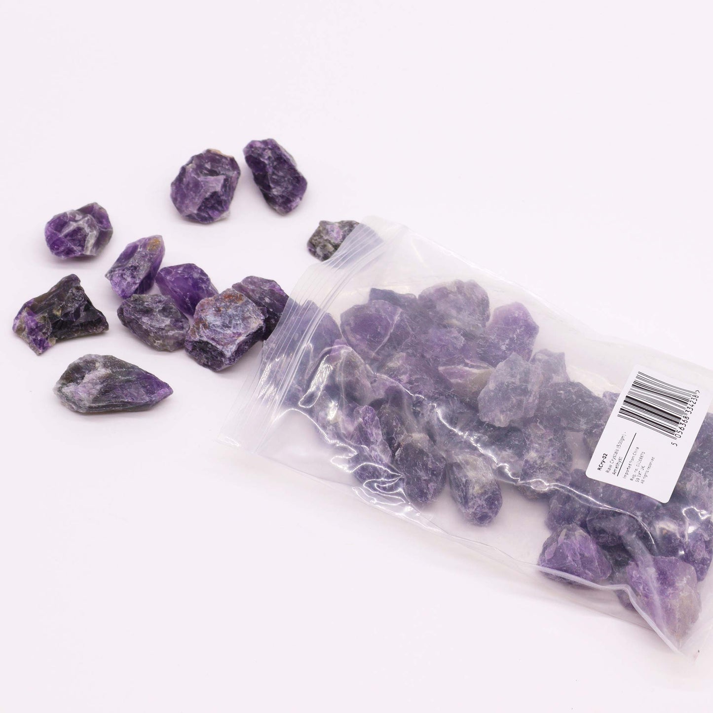 Raw Amethyst crystal – deep purple rough stone for calm and intuition