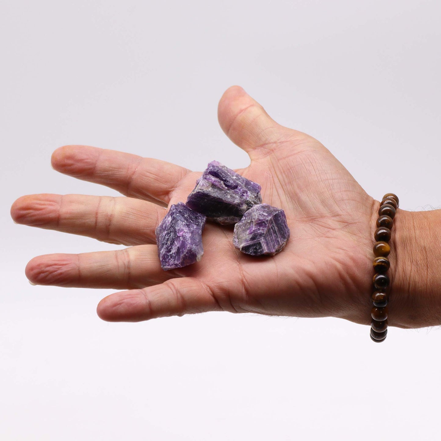 Raw Amethyst crystal – deep purple rough stone for calm and intuition