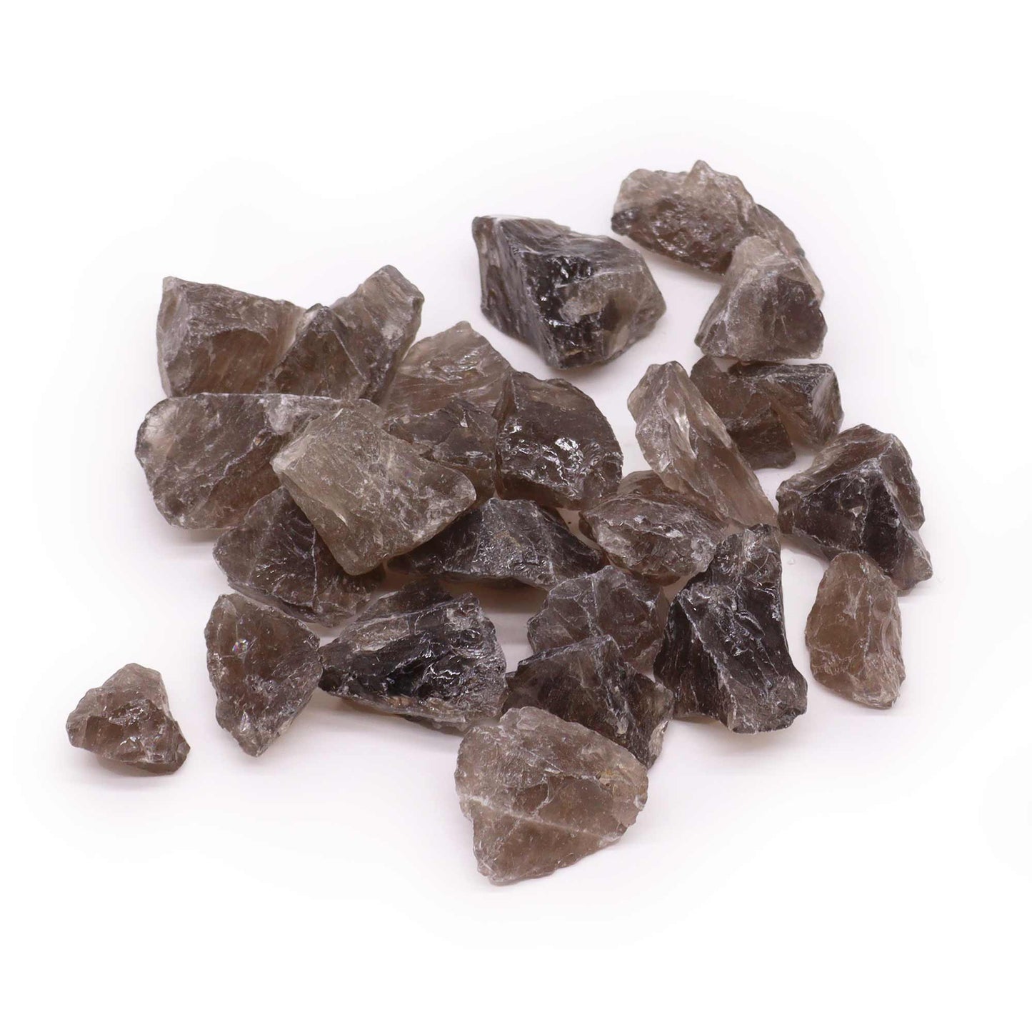 Raw Smoky Quartz crystal – smoky brown rough stone for grounding and release