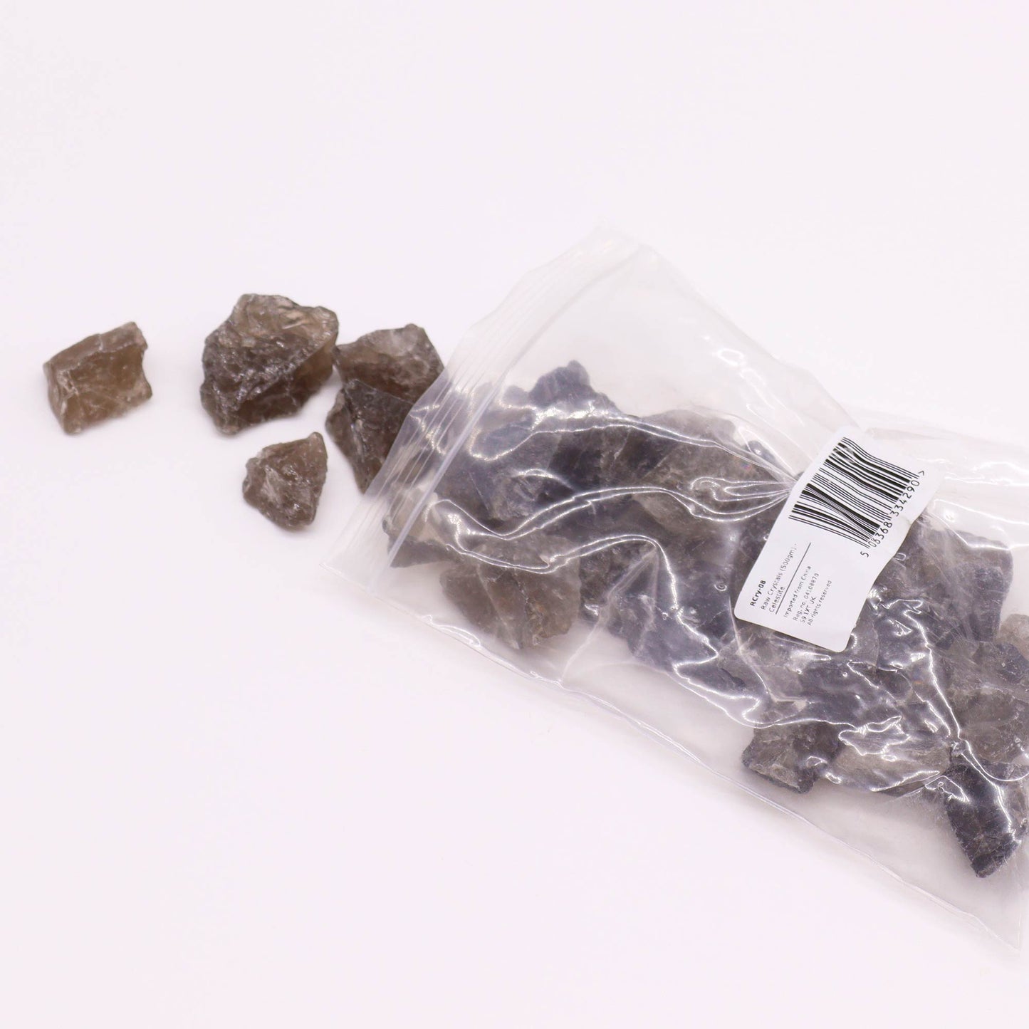 Raw Smoky Quartz crystal – smoky brown rough stone for grounding and release