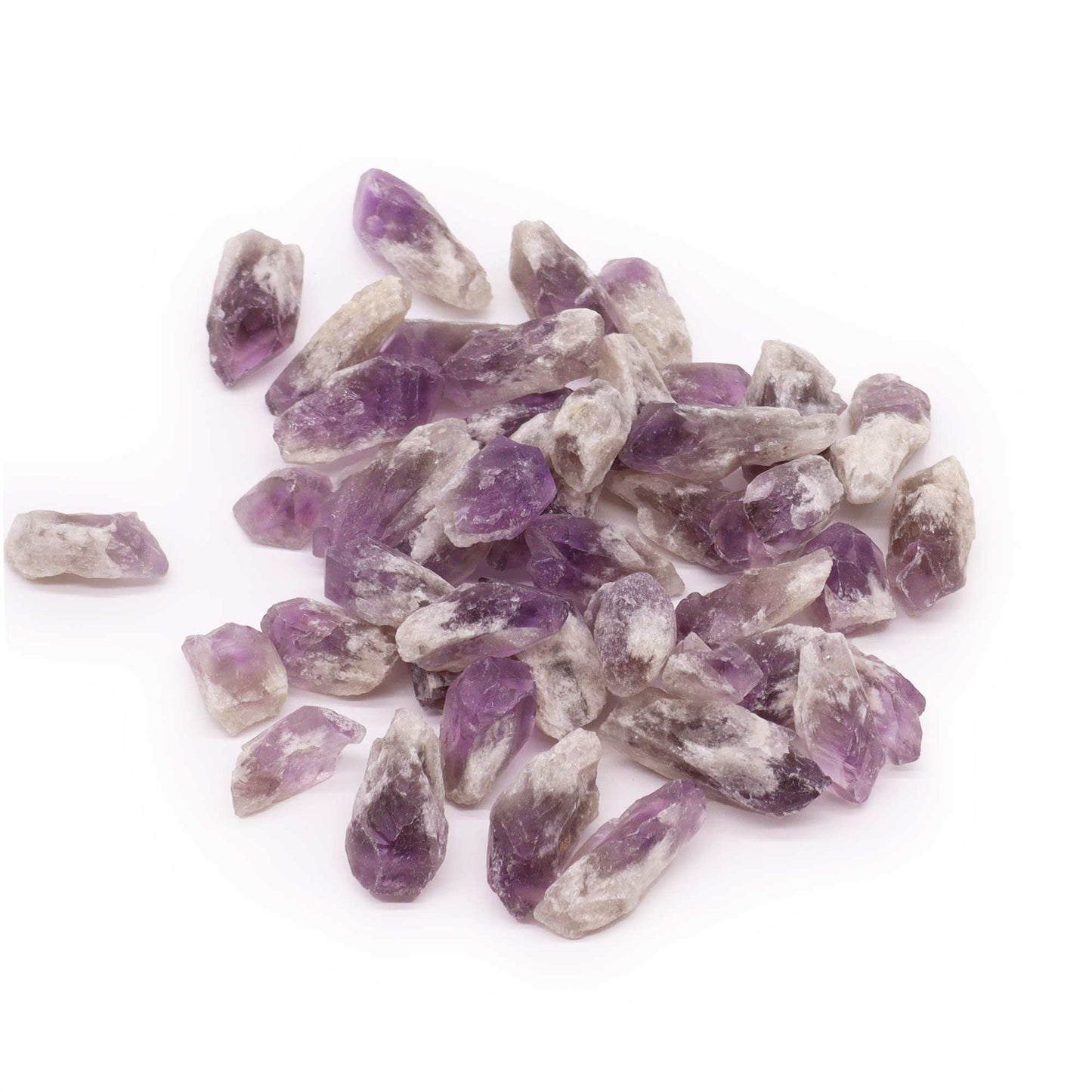 Amethyst rough point – raw purple crystal point for intuition and balance