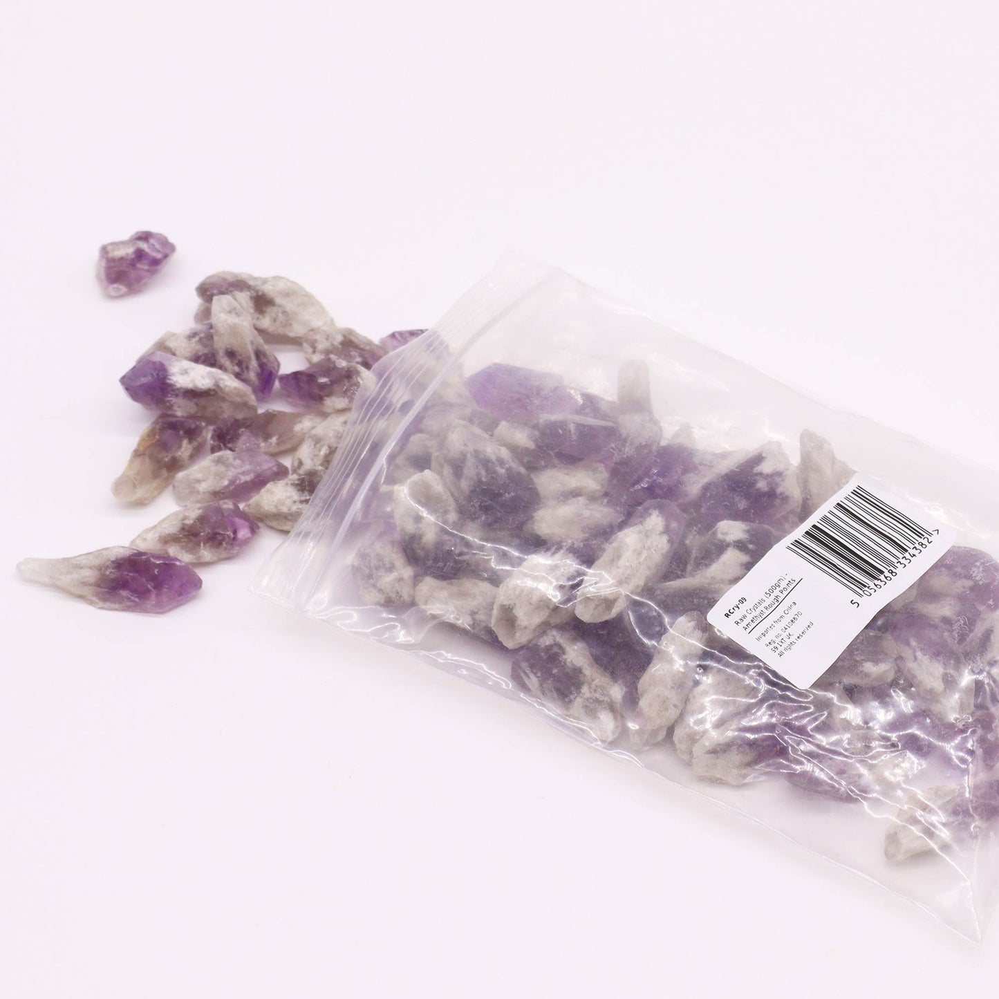 Amethyst rough point – raw purple crystal point for intuition and balance