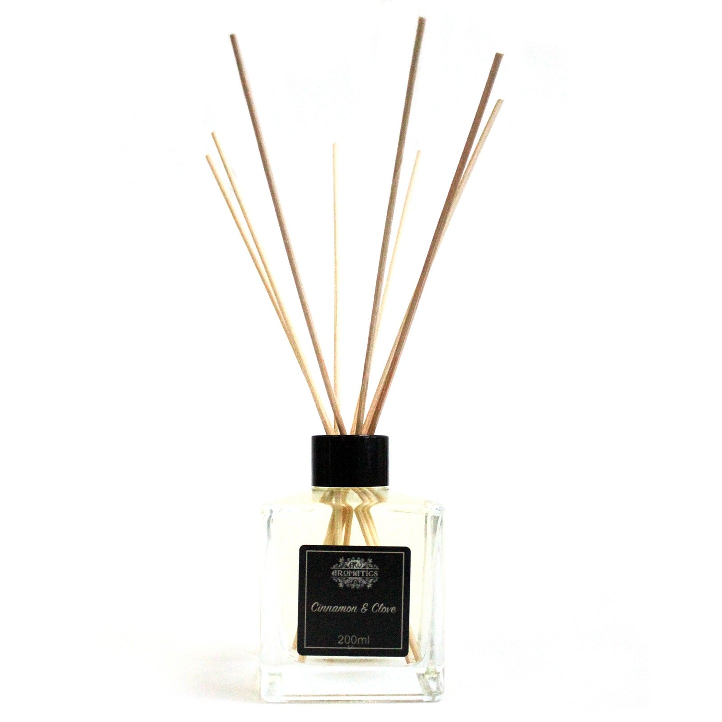 Reed diffuser with Cinnamon & Clove essential oils – 200ml warm spice scent in gift box