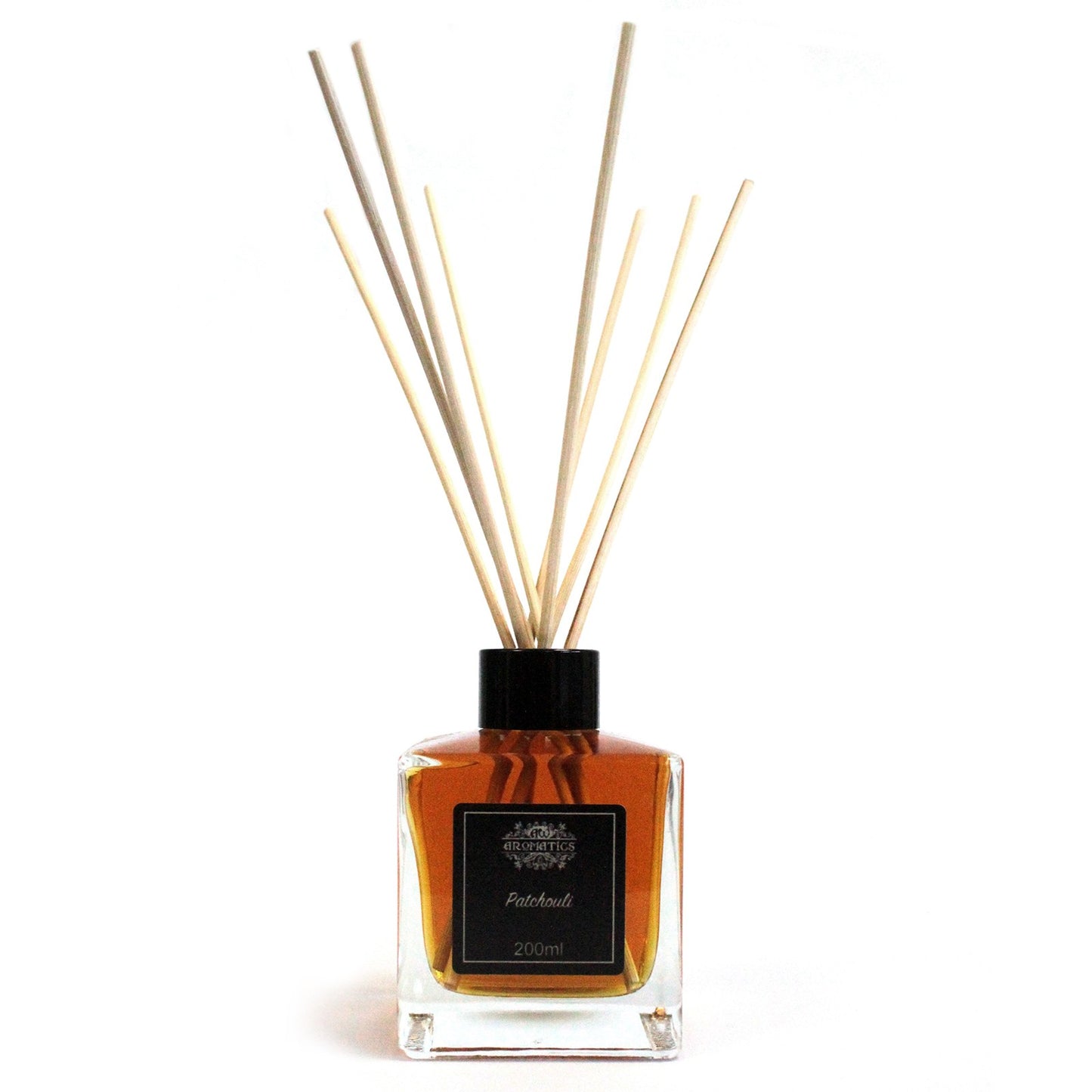 Reed diffuser with Patchouli essential oil – 200ml earthy scent in gift box