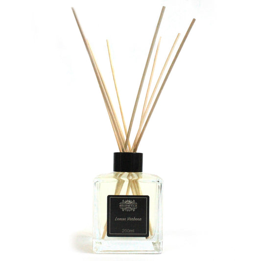 200ml Lemon Verbena essential oil reed diffuser in eco gift box