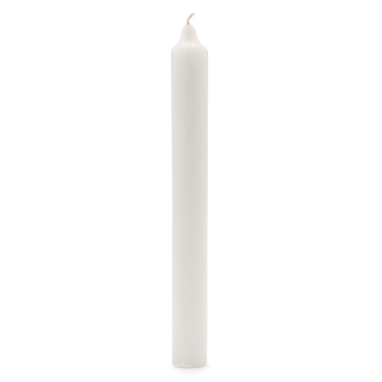 Rustic White British dinner candles – pack of 5