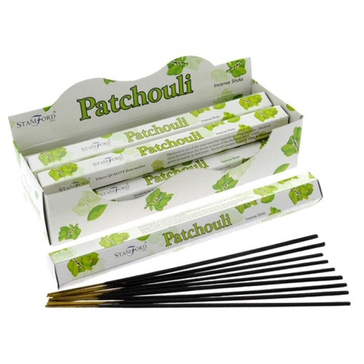 Stamford Premium Hex Incense Sticks – Patchouli fragrance box and sticks