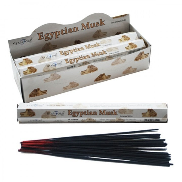 Stamford Premium Hex Incense Sticks – Egyptian Musk box and sticks
