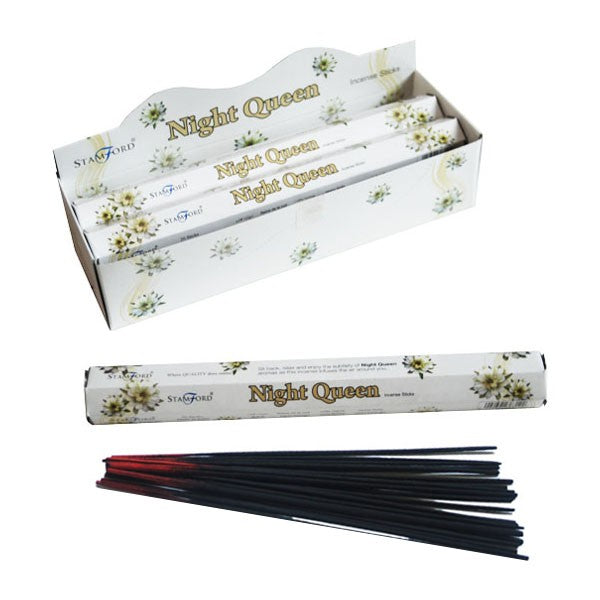 Stamford Premium Hex Incense Sticks – Night Queen floral fragrance box and sticks