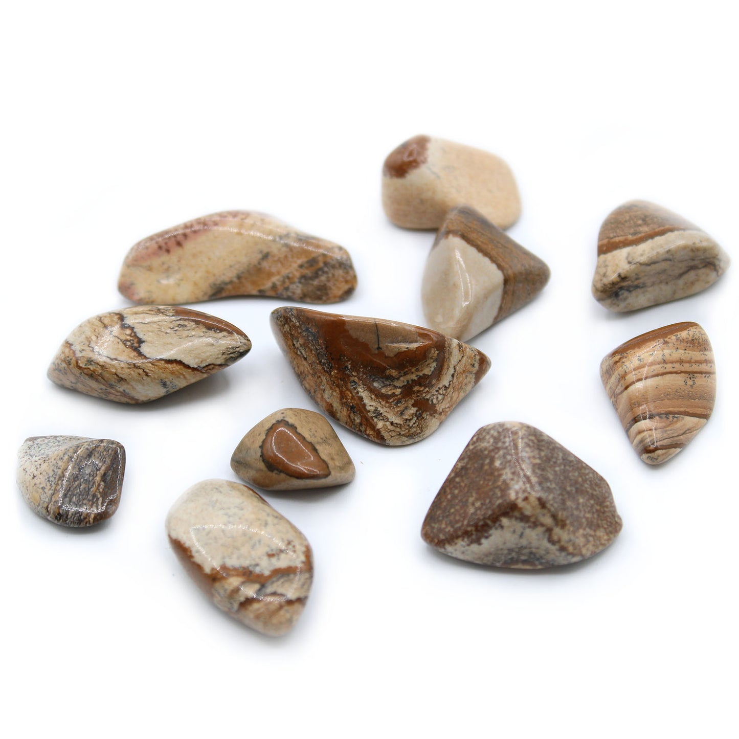 Large tumbled Kalahari Desert Stone – warm earthy crystal for strength and grounding