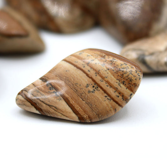 Large tumbled Kalahari Desert Stone – warm earthy crystal for strength and grounding