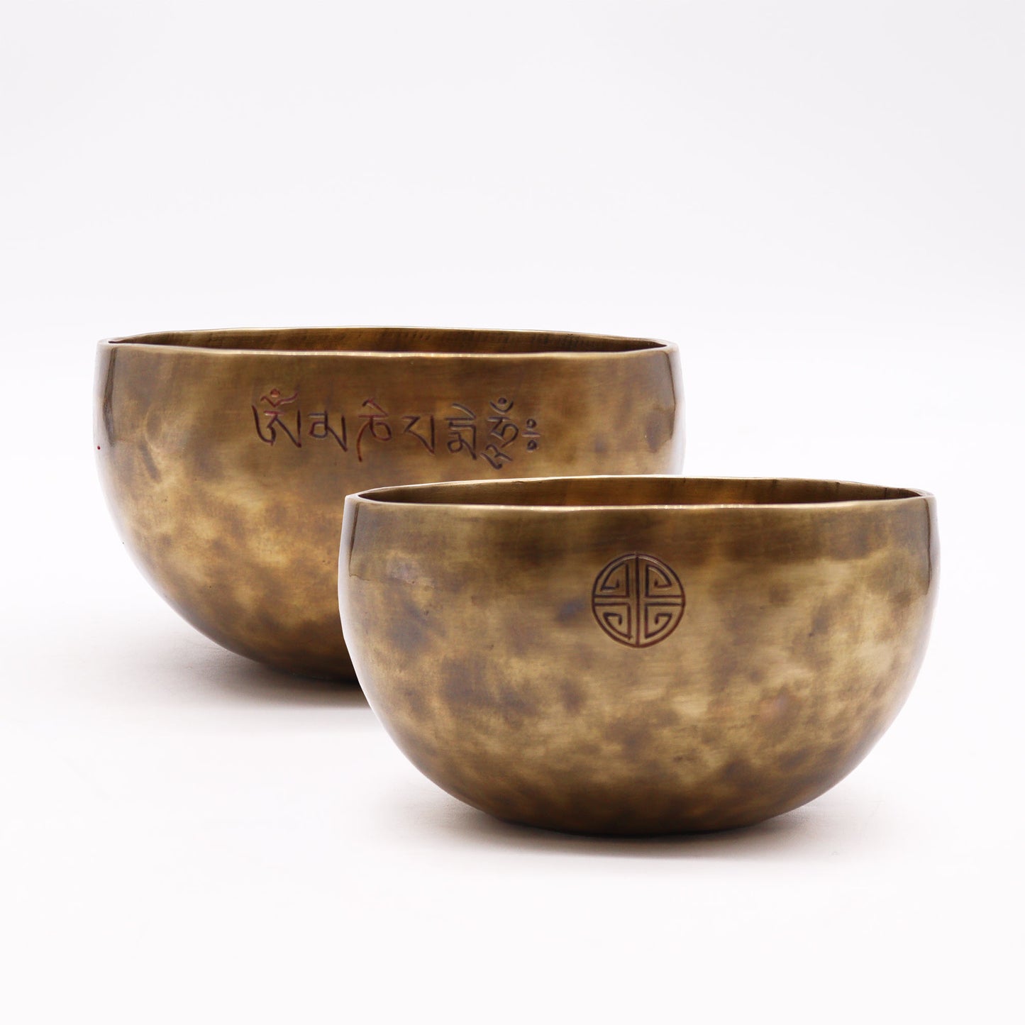 large nepalese moon singing bowl 17cm 850g