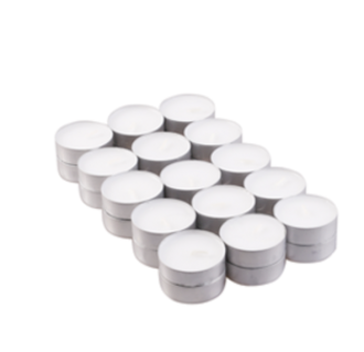 30 pack of unscented tea lights – clean-burning, ideal for oil burners and home ambiance