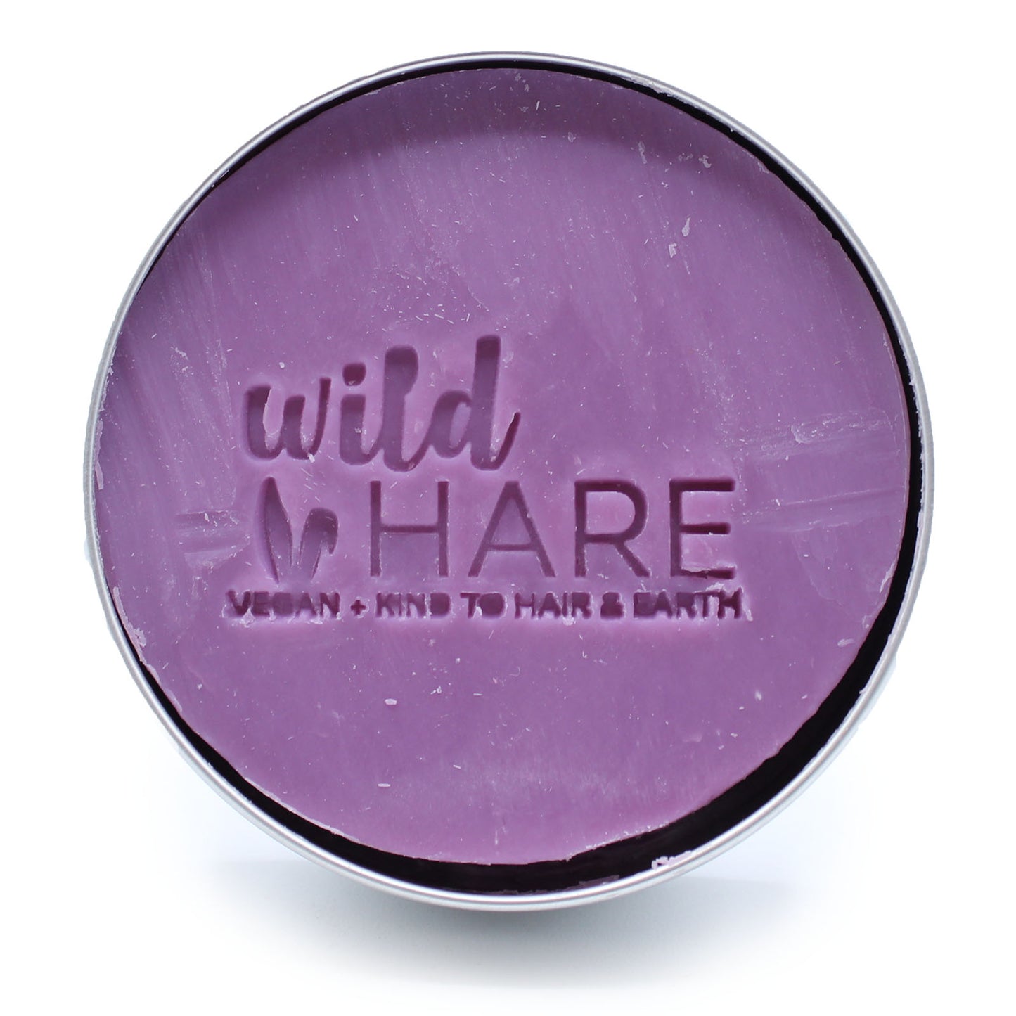 Fruity shampoo bar for silky glowing hair with wheat germ oil and vitamin E, vegan 60g solid shampoo in aluminium tin