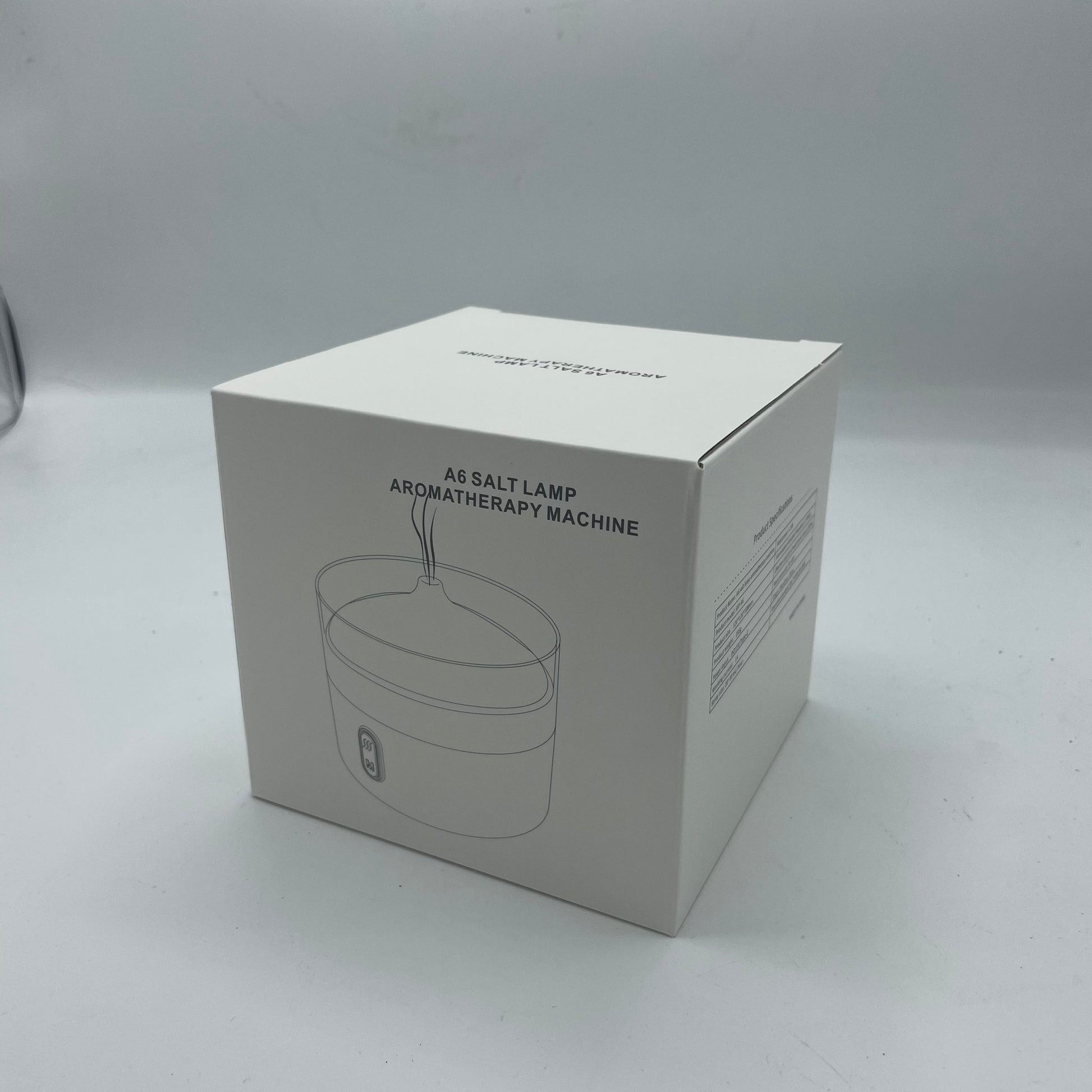 Himalayan salt crystal diffuser with USB power, colour-changing light, and night mode. Ideal for aromatherapy and relaxation spaces.

