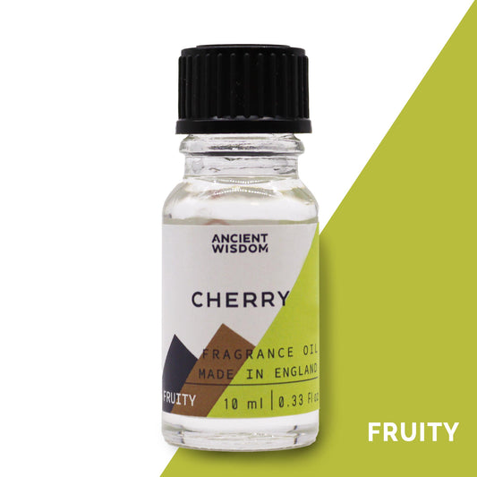 Fragrance Oil – Cherry (10ml) by Ancient Wisdom – rich sweet cherry scent

