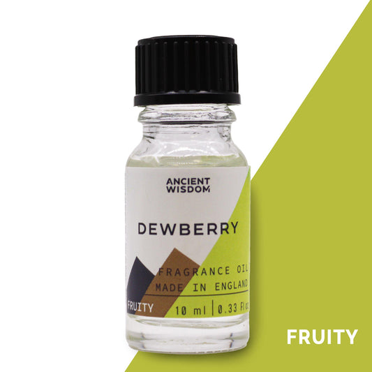 Fragrance Oil – Dewberry (10ml) by Ancient Wisdom – juicy berry scent with floral notes

