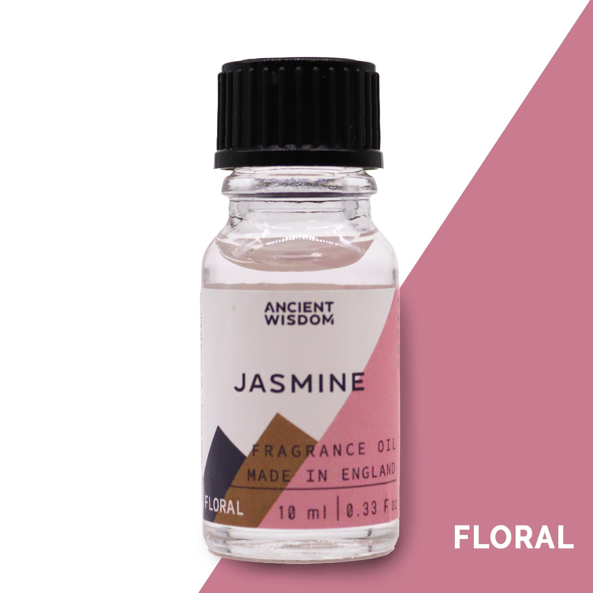 Fragrance Oil – Jasmine (10ml) by Ancient Wisdom – rich exotic floral scent

