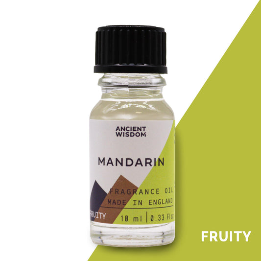Fragrance Oil – Mandarin (10ml) by Ancient Wisdom – sweet citrus scent

