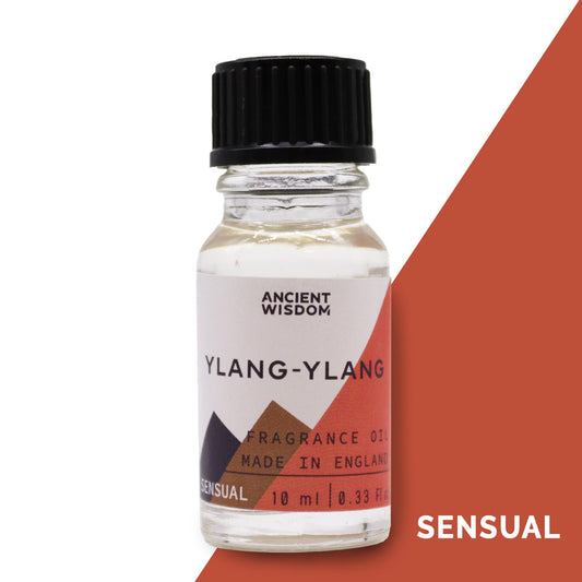 Fragrance Oil – Ylang-Ylang (10ml) by Ancient Wisdom – exotic sweet floral scent

