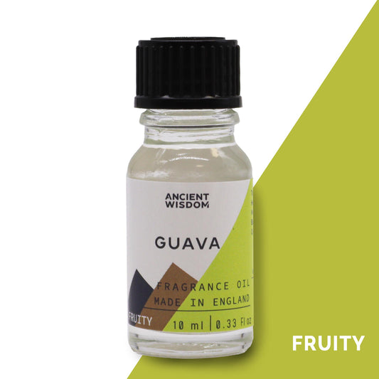 Fragrance Oil – Guava (10ml) by Ancient Wisdom – tropical fruity guava scent

