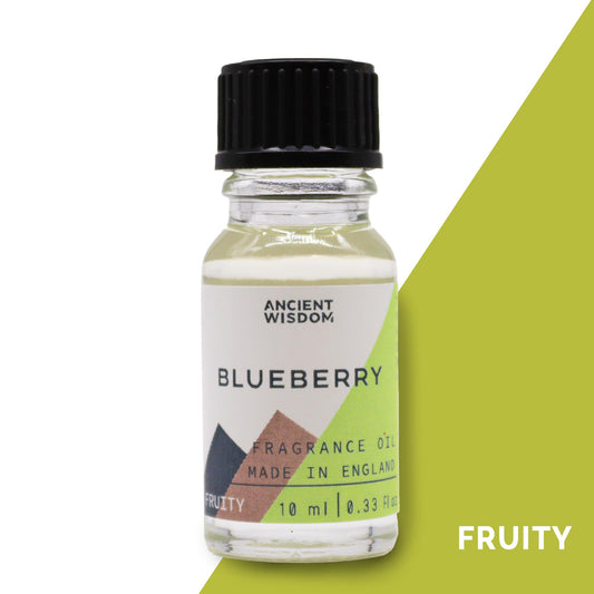 Fragrance Oil – Blueberry (10ml) by Ancient Wisdom – sweet fruity blueberry scent

